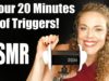 ASMR 1 Hour Top 10 Triggers & Whispers ♥ Old School ASMR & New Sounds! 3Dio Ear to Ear, Sleep Aid