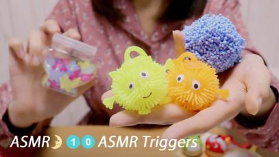 [ASMR] 10 ASMR Triggers for Sleep, Tingles & Study / No Talking
