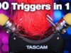 ASMR 100 Triggers No Talking – Tascam Fast Triggers