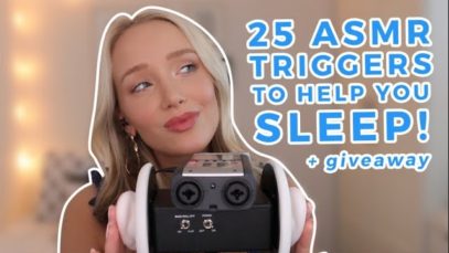 ASMR 25 Binaural Triggers To Help You Sleep (1 HOUR!) + The Best Way To Experience Me | GwenGwiz