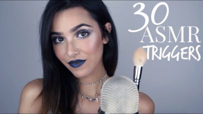 ASMR 30 Triggers to Make You Sleep & Tingle! (mic brushing, tapping, inaudible, spray, french…)