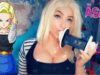 ASMR 3DIO Ear Licking /  Mouth Sounds – COSPLAY Android 18 ❤️?