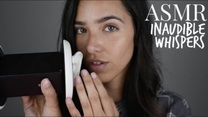 ASMR 3DIO Inaudible/Unintelligible Whispers (Book reading, Page turning, Breathing sounds…)