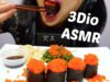 ASMR 3Dio Satisfying Tingles (Binaural Tobiko Eggs EATING SOUNDS) No Talking | SAS-ASMR