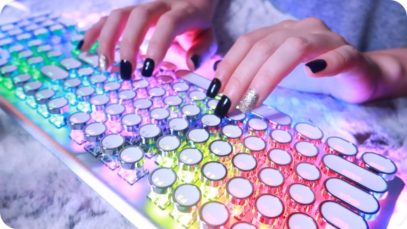 ASMR 4 Different Keyboards | High Quality Keyboard Sounds for Sleep 1Hr ⌨