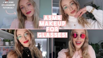 ASMR 4 Easy Makeup Tutorials For Glasses!