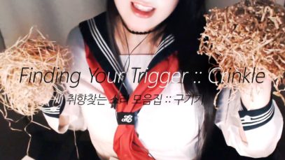 ASMR 6 Crinkle Triggers to Help You Sleep (Korean)
