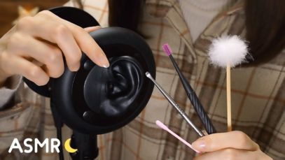[ASMR] 6種類の耳かきの音 / Ear Cleaning [声なし-No Talking]