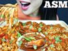 ASMR ABALONE + ENOKI MUSHROOMS (CRUNCHY SOFT EATING SOUNDS) NO TALKING | SAS-ASMR