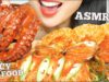 ASMR ABALONE + SCALLOPS + OCTOPUS SPICY SEAFOOD BOIL (EATING SOUNDS) NO TALKING | SAS-ASMR