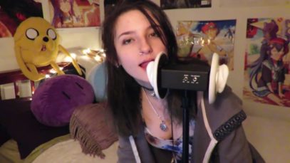 ASMR AftynRose/ Ear Licking and Noms
