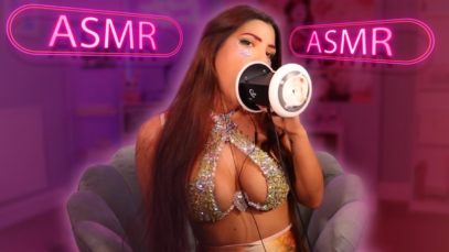 ASMR Aggressive EAR licking Mermaid cosplay | ASMR Ear Eating With A Very Aggressive Ending