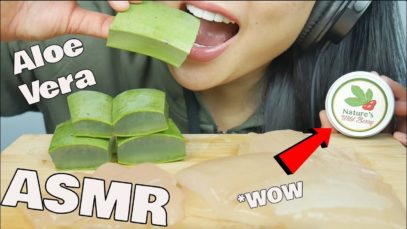 ASMR ALOE VERA Featuring NATURAL WILD BERRY (EATING SOUNDS) NO TALKING | SAS-ASMR