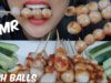 ASMR Baby Fish Balls (STREET FOOD EATING SOUNDS) NO TALKING | SAS-ASMR
