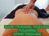 [ASMR] Back Tracing, Tickling, Touching – Spine Tingling [No Talking][No Music]