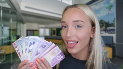 ASMR Bank Roleplay (Counting Money, Typing, Calculator, Writing) | GwenGwiz