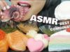 ASMR *BEST COMBINATION (CREPE CAKE Mochi MACARON Sashimi SEAGRAPES Octopus) NO TALKING | SAS-ASMR