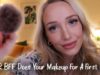 ASMR Best Friend Does Your Makeup & Outfit! (soft speaking, whispers, personal attention…)