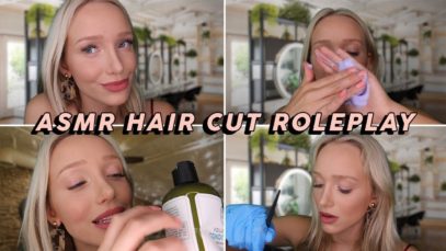 ASMR Binaural Haircut Roleplay ??‍♀️ (Shampoo Suds, Brushing, Cutting, Tinfoil) | GwenGwiz