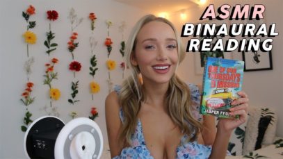 ASMR Binaural Reading + Chatty Ramble (Ear to Ear, Whispers, Soft Speaking) | GwenGwiz