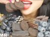 ASMR BLACK MOON GRAPES + POCKY + OREO + HERSHEY + JELLY (EATING SOUNDS) NO TALKING | SAS-ASMR