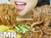 ASMR Blackbean Noodles + Octopus (EATING SOUNDS) NO TALKING | SAS-ASMR