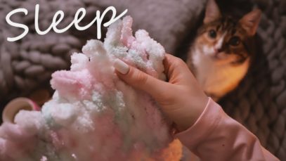 ASMR Blanket Knitting To Put You To Sleep ? ASMR No Talking