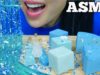 ASMR BLUE CHEESE CAKE DESSERT + NOODLE JELLY + SUGAR ROCK CANDY (EATING SOUND) NO TALKING | SAS-ASMR