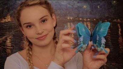 ASMR Blue Triggers ? Tapping and Scratching ?