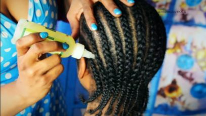 ASMR Braid Oil | Scalp Scratch | Close Up Cornrows