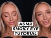 ASMR Bronze Smoky Eye Tutorial! Whisper Makeup GRWM