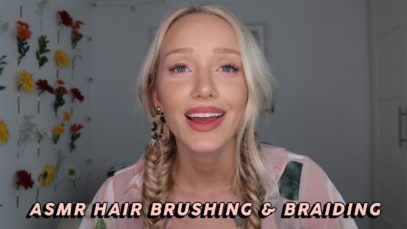 ASMR Brushing & Braiding My Hair ? | GwenGwiz