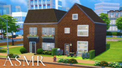 ASMR | Building & Decorating a Dutch Terraced House ???️ | Sims 4 Collab w/ @MissVindicat ASMR