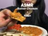 ASMR Butter Chicken + Naan NO TALKING (EATING SOUNDS) | SAS-ASMR