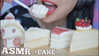 ASMR CAKES (RELAXING SOFT EATING SOUNDS) NO TALKING | SAS-ASMR