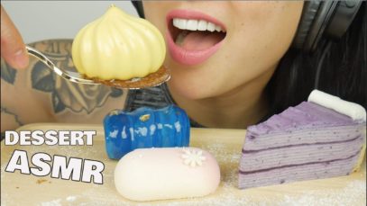 ASMR CAKES (SOFT RELAXING EATING SOUNDS) NO TALKING | SAS-ASMR