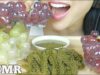 ASMR CANDIED GRAPES TANGHULU + FRESH SEAGRAPES (CRACKLING EATING SOUNDS) NO TALKING | SAS-ASMR