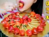 ASMR Candied Strawberry,Tanghulu(CRUNCHY) , Eating sound|LINH-ASMR