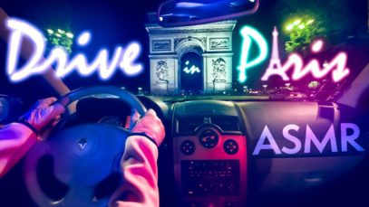ASMR Car DRIVE in Paris by Night ?Relax & SLEEP ?