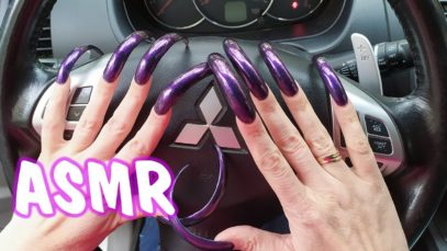 ASMR CAR TAPPING. Close up  ASMR. Long Nail fast tapping and scratching ?