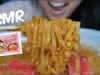 ASMR Carbonara FIRE NOODLES (EATING SOUNDS) No Talking | SAS-ASMR