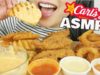 ASMR Carl’s Jr. *FRIED FOOD (EXTREME CRUNCH EATING SOUNDS) NO TALKING | SAS-ASMR