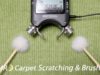 [ASMR] Carpet Scratching, Brushing & Tapping  / Ear Cleaning / No Talking / カーペットをスクラッチング