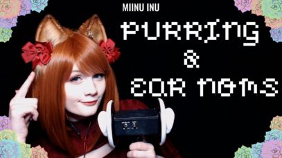 ASMR Cat Girl Purring and Ear Eating
