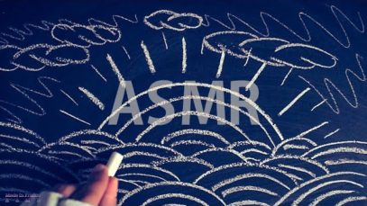 ASMR Chalk on Blackboard #1 ?NO TALKING for SLEEP