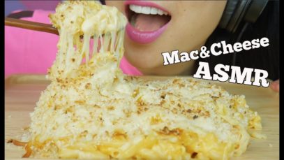 ASMR CHEESY BAKED MAC&CHEESE (SATISFYING EATING SOUNDS) NO TALKING | SAS-ASMR