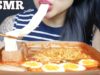 ASMR CHEESY MINI RICE CAKE SPICY NOODLES SPAM MOZZARELLA CHEESE (EATING SOUND) NO TALKING | SAS-ASMR