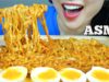 ASMR CHEESY SAMYANG SPICY NOODLES + SOFT BOIL EGGS (EATING SOUNDS) NO TALKING | SAS-ASMR