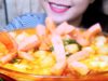 ASMR CHEESY SPICY RICE CAKES NOODLES (EATING SOUNDS) No Talking | LINH ASMR