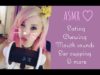 ASMR ♡ Chewing // ? sounds // Ear cupping – intense